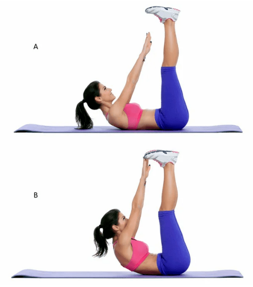 Tourner avec une jambe levée